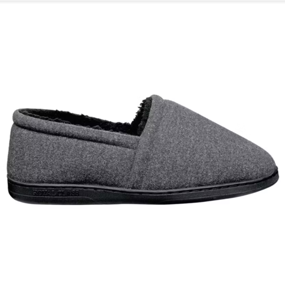 Men's Slippers - Grey, 9